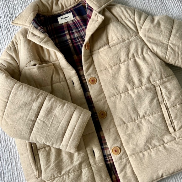 Pietsie Alamos Jacket in Oat Flannel Size Small - Picture 10 of 10